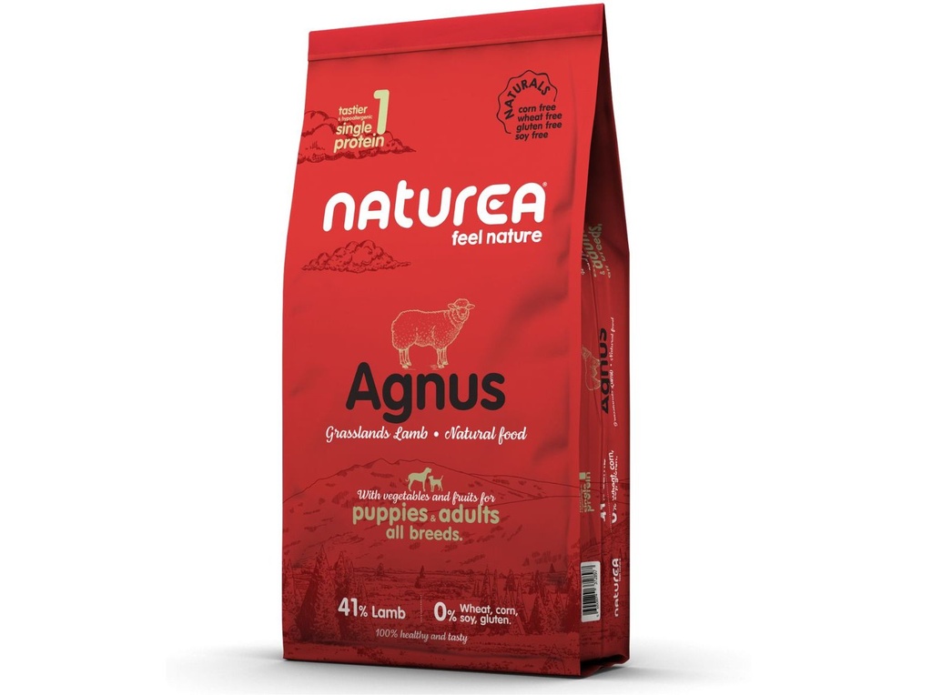 [NR229] NATURALS AGNUS GRASSLANDS LAMB 12KG