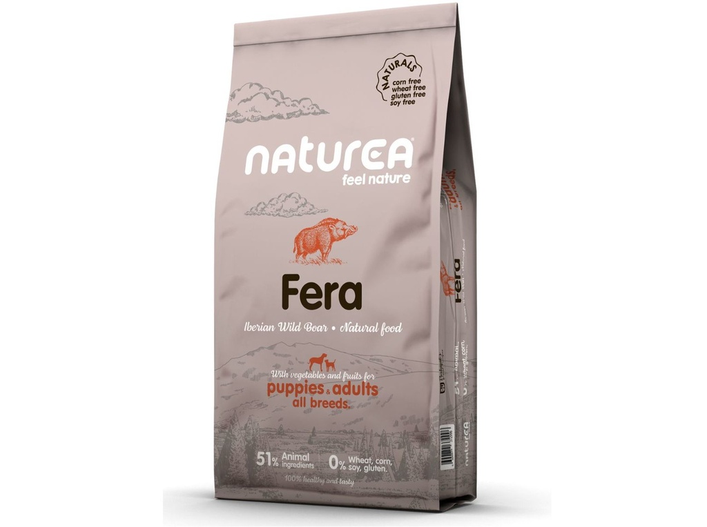 Naturea Naturals Fera Iberian Wild Boar Ração Seca para Cão 12 kg