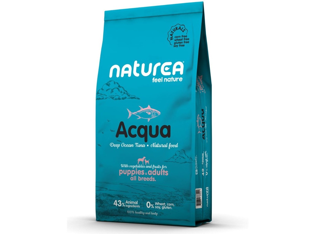 Naturals Acqua Deep Ocean Tuna Ração Seca para Cão 12 kg