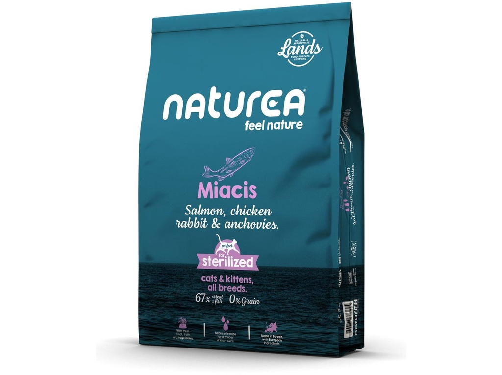 LANDS MIACIS SALMON, CHICKEN, RABBIT & ANCHOVIES 5,5KG