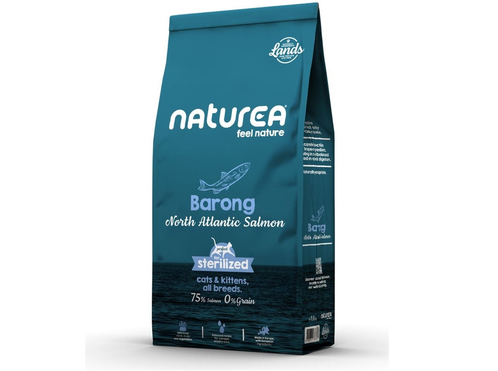 Lands Barong North Seas Salmon Ração Seca para Gato 1,6 kg