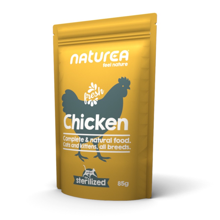 Naturea Wetfood Cat & Kitten Chicken Ração Seca para Gato 85 g
