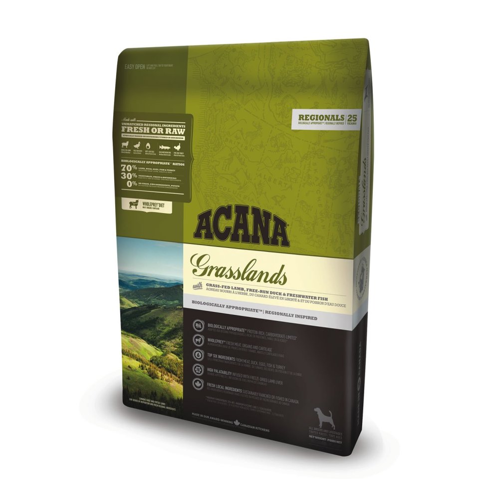 ACANA Grasslands Ração Seca para Cão 11,4 kg
