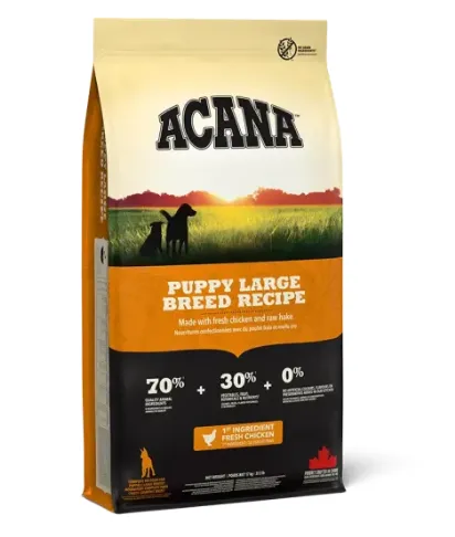 ACANA Puppy Large Breed Ração Seca para Cachorro de Raça Grande 11,4 kg