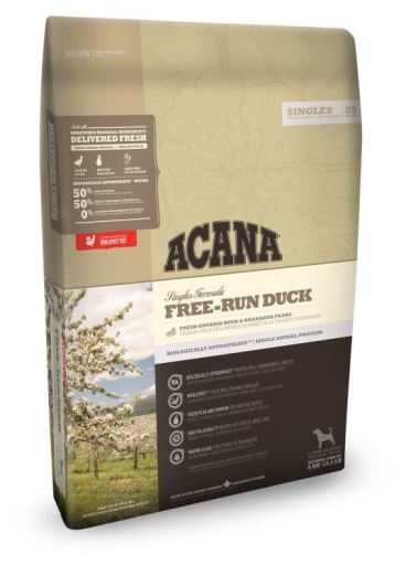 ACANA Singles Free-Run Duck Ração Seca para Cão 6 kg