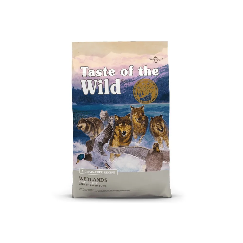 [002400792] Taste of the Wild Wetlands - Ração seca para cão - Pato, codorniz e peru assados