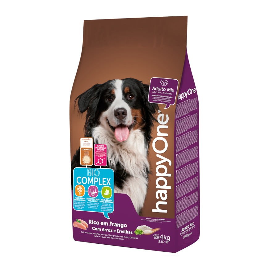 HappyOne Cão Adulto Mix Ração Seca 4 kg