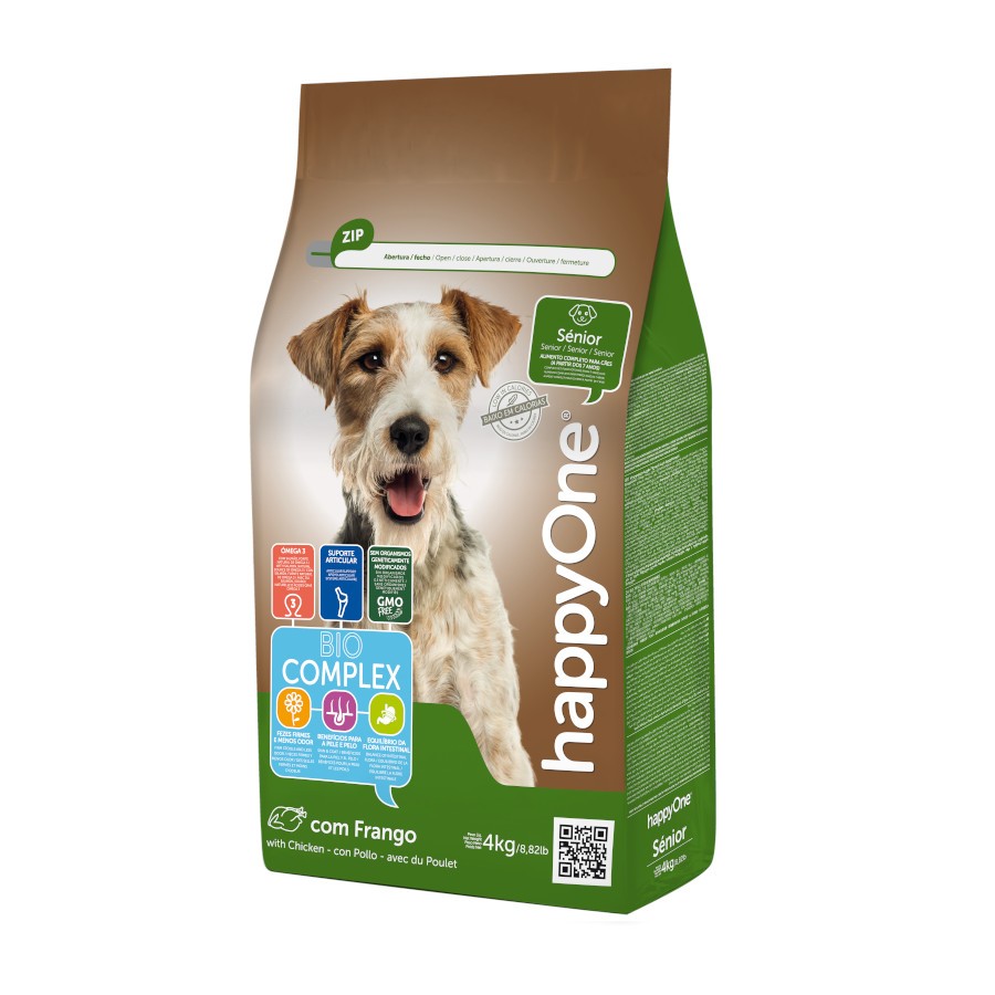 HappyOne Cão Sénior Ração Seca 4 kg