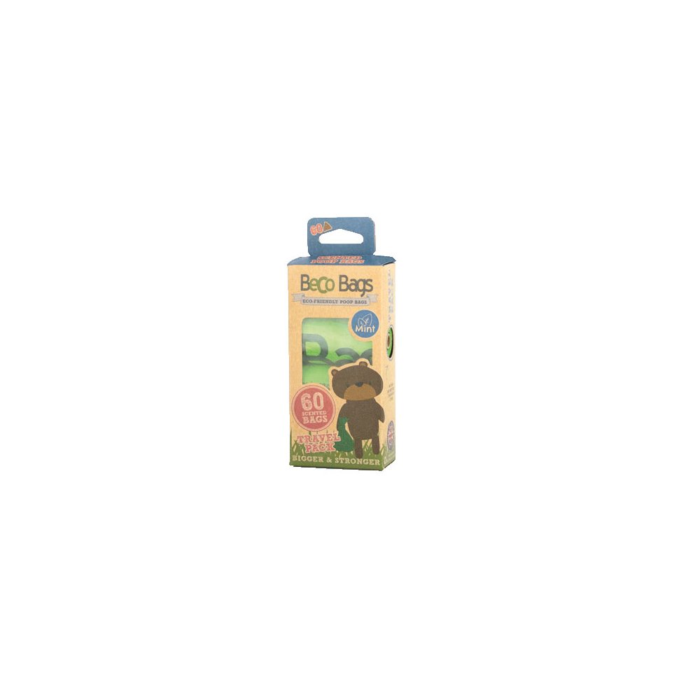 Beco 100% Rec. Menta 4Rolos x 15 Bolsas para Cão