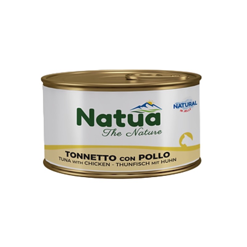 Natua Gato Lata Gel. Atum & Frango Alimento Húmido 85 g