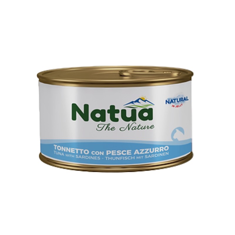 Natua Gato Lata Gel. Atum & Sardinha Alimento Húmido 85 g