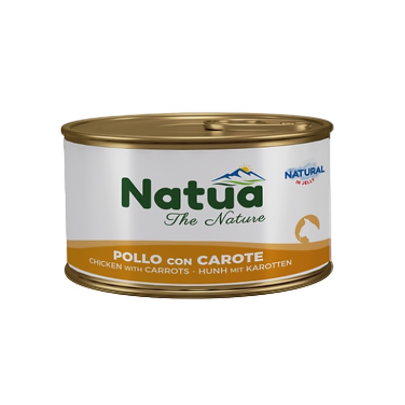Natua Gato Lata Gel. Frango & Cenoura Alimento Húmido 85 g