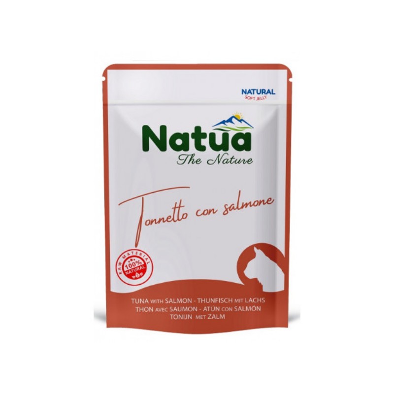 Natua Gato Pouch Atum & Salmo Alimento Húmido 70 g
