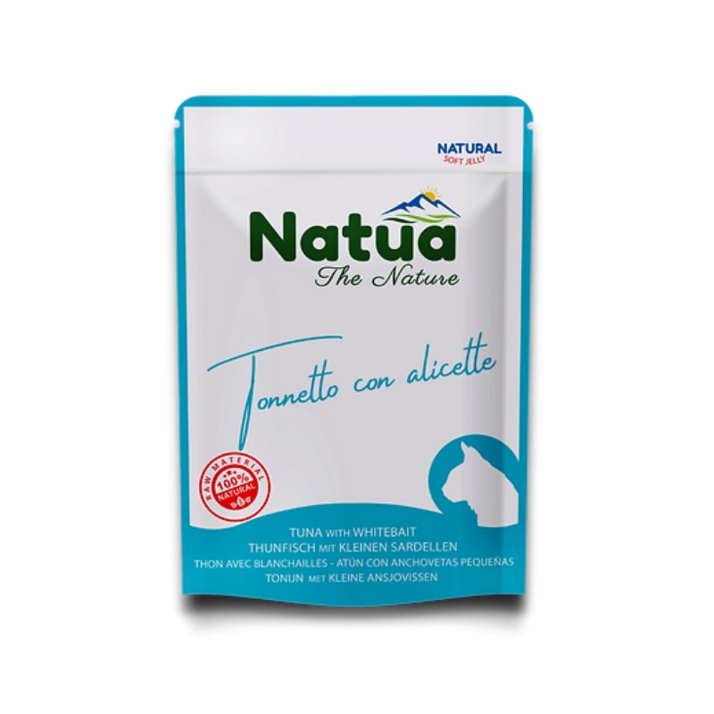 Natua Gato Pouch Atum & Anchovetas Peg Alimento Húmido 70 g