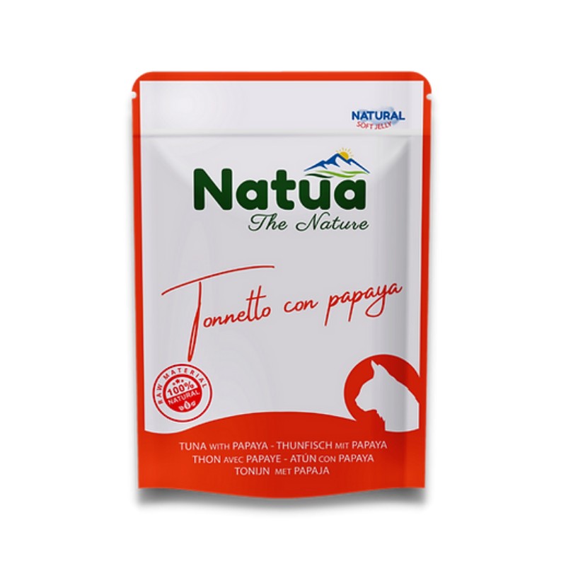 Natua Gato Pouch Atum & Papaia Alimento Húmido 70 g