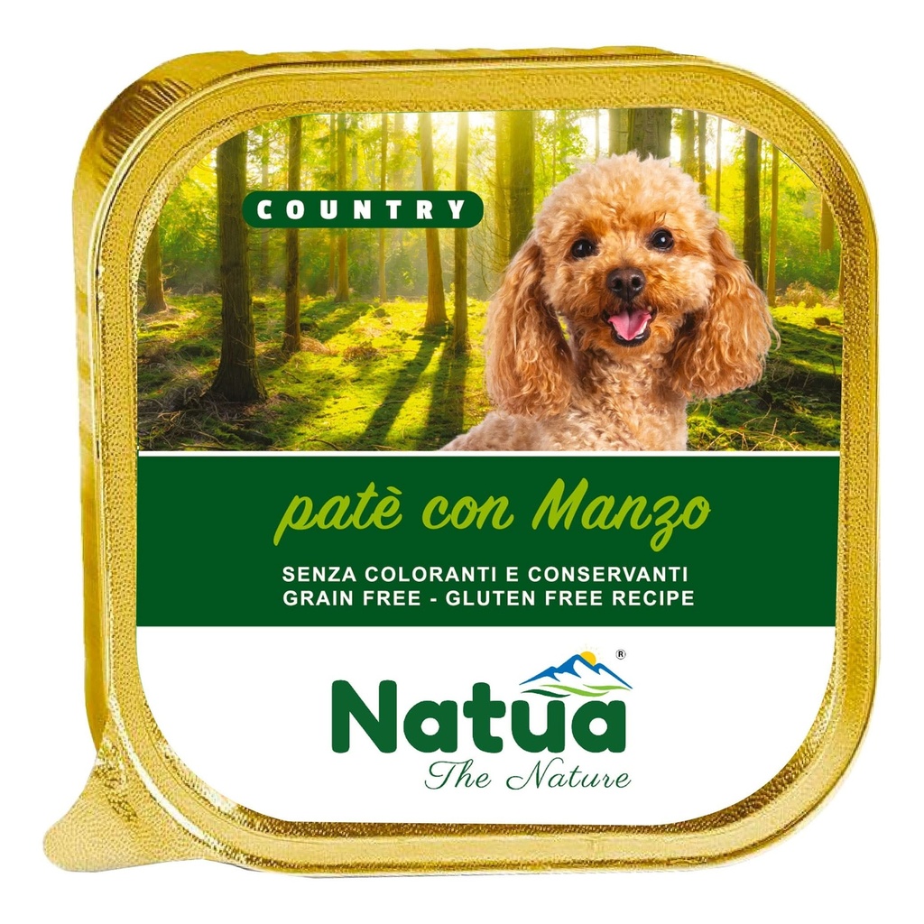 Natua C3o Country Vaca Alimento Húmido para Cão 100 g