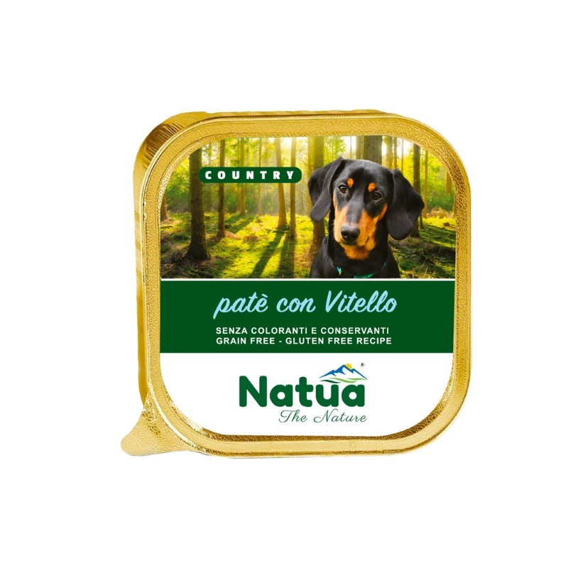 Natua Co Country Vitela Alimento Húmido para Cão 100 g