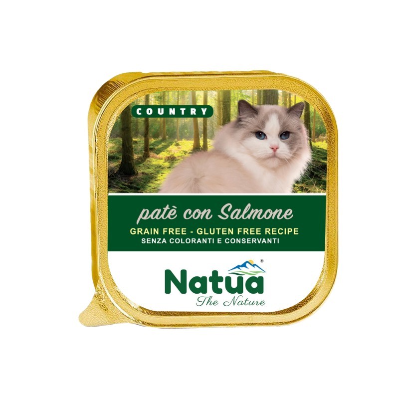 Natua Gato Country Salmo Alimento Húmido 100 g