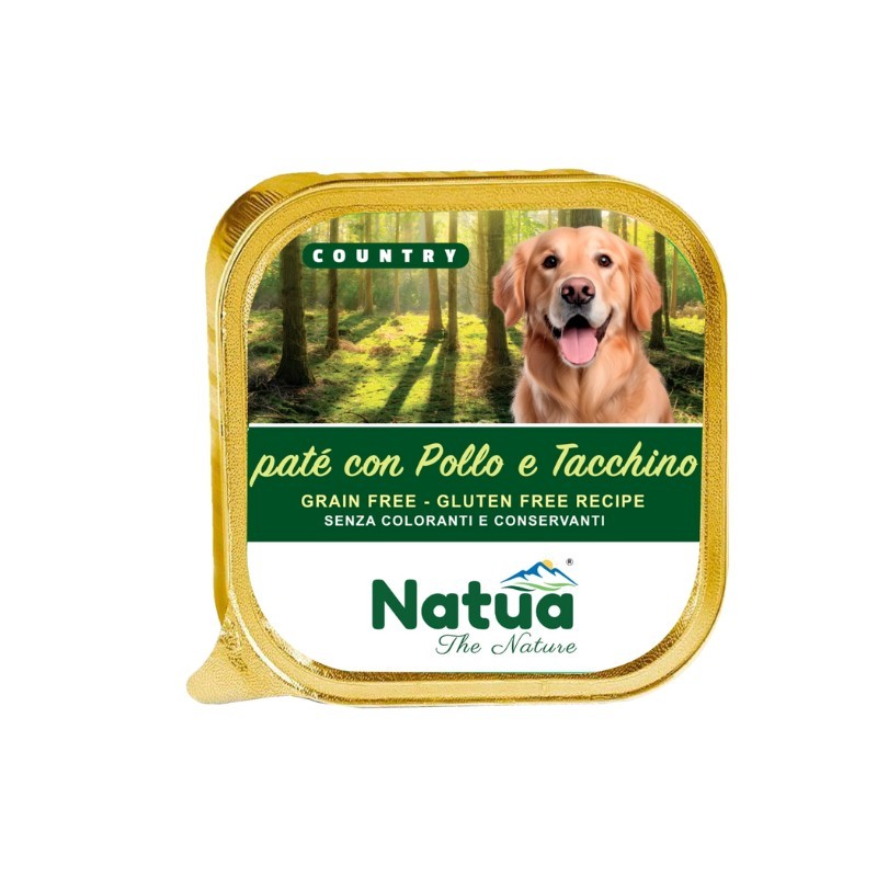 Natua C3o Country Frango & Peru Alimento Húmido para Cão 300 g