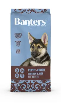 Banters Puppy Chicken e Rice Ração Seca para Cão 3 kg