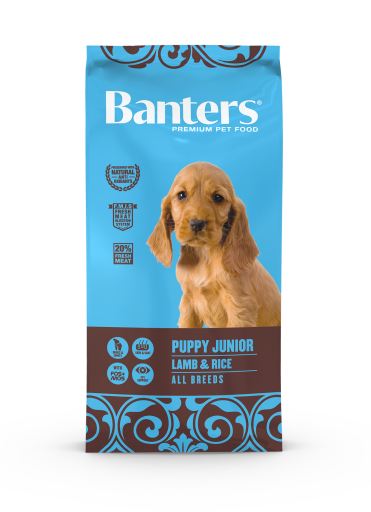 Banters Puppy Lamb e Rice Ração Seca para Cão 15 kg