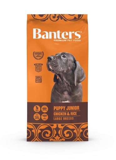Banters Puppy Large Breed Ração Seca para Cão 15 kg