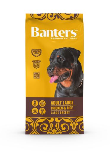 Banters Adulto Large Breed Ração Seca para Cão 15 kg