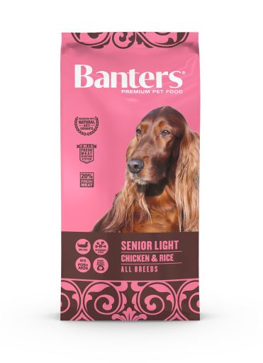 Banters Adulto Senior e Light Ração Seca para Cão 15 kg