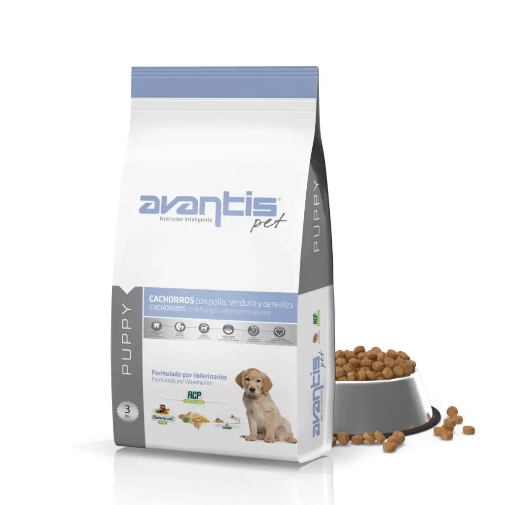 Avantis Pet Puppy Ração Seca para Cão 3 kg