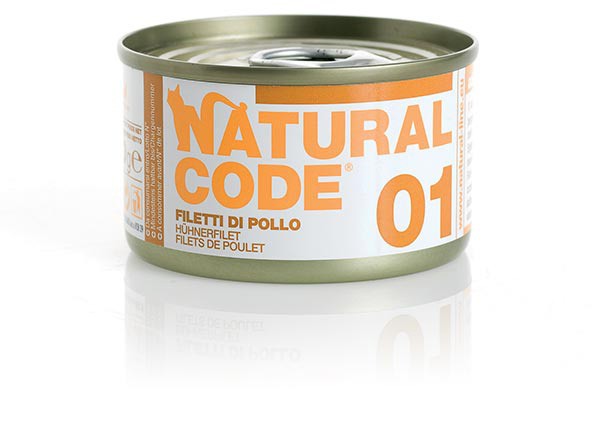 [021600002] Natural Code 01 wet cat 85g