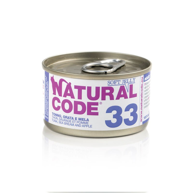 [021600015] Natural Code 33 wet cat Alimento Húmido para Gato 85 g