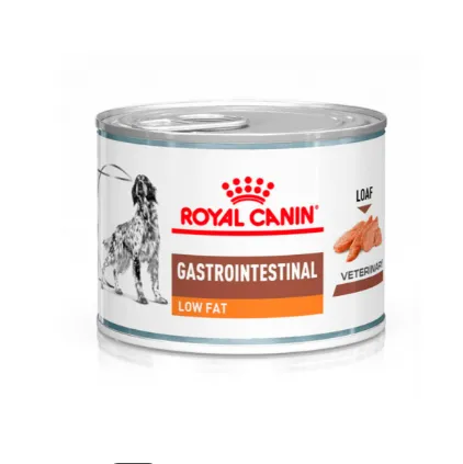 Royal Canin Gastro Intestinal Low Fat (patê) Alimento Húmido para Cão 12 × 200 g