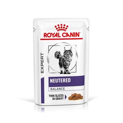 RC Neutered Balance (finas fatias em molho) Humido Gato 12 x 85 gr