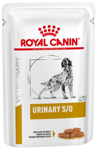 Royal Canin Urinary S/O (finas fatias em molho) Alimento Húmido para Cão 12 × 100 g