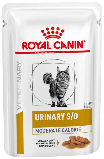 Royal Canin Urinary S/O Moderate Calorie (pedaços em molho) Humido Gato Alimento Dietético Húmido 85 g