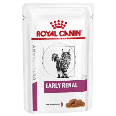 Royal Canin Early Renal (finas fatias em molho) Humido Gato Alimento Dietético Húmido 85 g