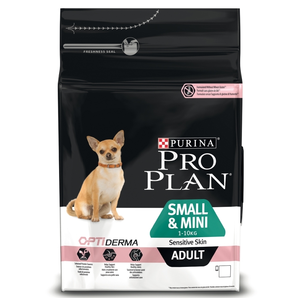 [12272215] PRO PLAN Small&Mini Adult Sensitive Skin Salmão  Seco 3kg