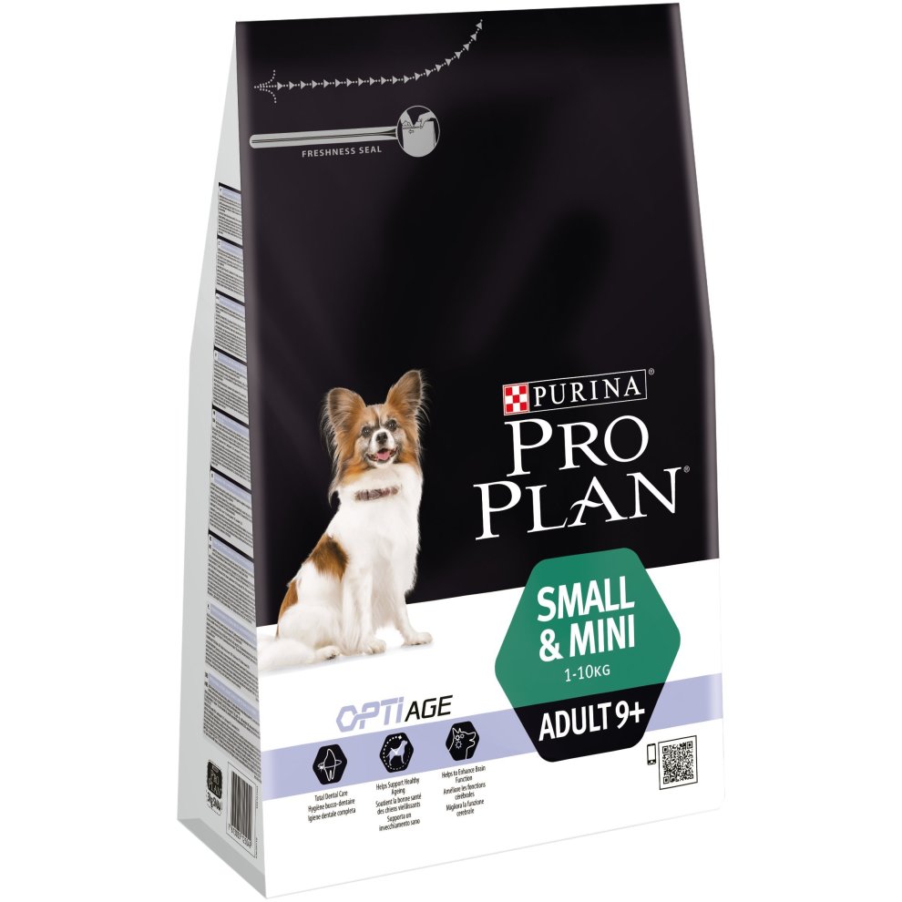 Pro Plan Small&Mini Age Defence Adult 9+ Frango Ração Seca para Cão 3 kg