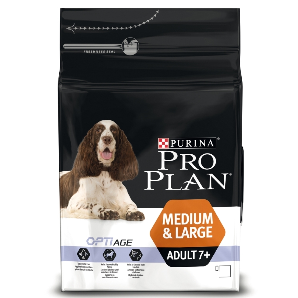 Pro Plan Medium Large Adult7+ Frango Ração Seca para Cão 3 kg