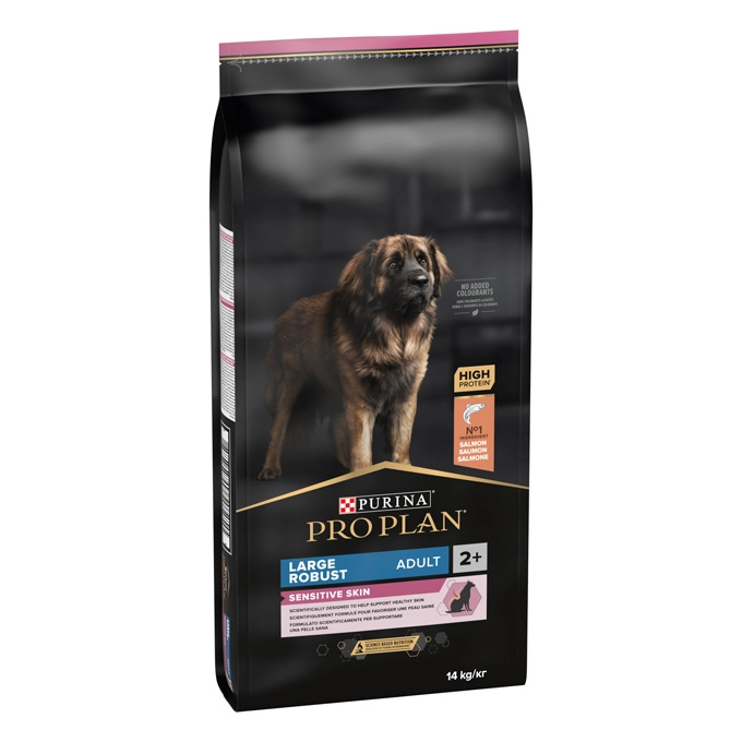 Purina Pro Plan Large Robust Adult Sensitive Skin Salmão Ração Seca para Cão 14 kg