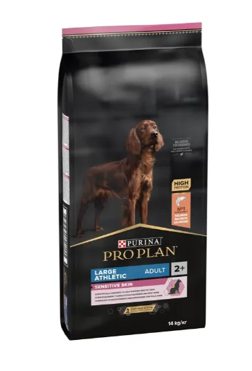 Pro Plan Large Athletic Adult Sensitive Skin Salmão Ração Seca para Cão 14 kg