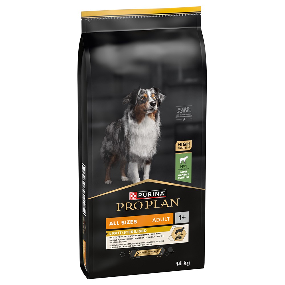 PRO PLAN All Size Adult Light Sterilised Borrego Seco 14Kg
