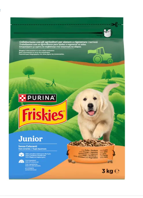 [12468660] Friskies Junior Frango, Leite, Legumes Ração Seca para Cão 1,5 kg