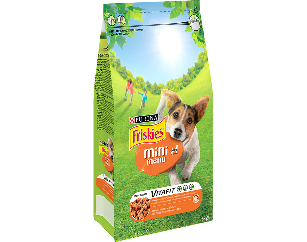 Friskies Mnmnu Dog Chkn&Veg N5 Ração Seca para Cão 1,5 kg