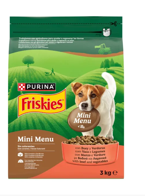 [12468111] Friskies Mini Menu Soft Vaca Ração Seca para Cão 1,4 kg