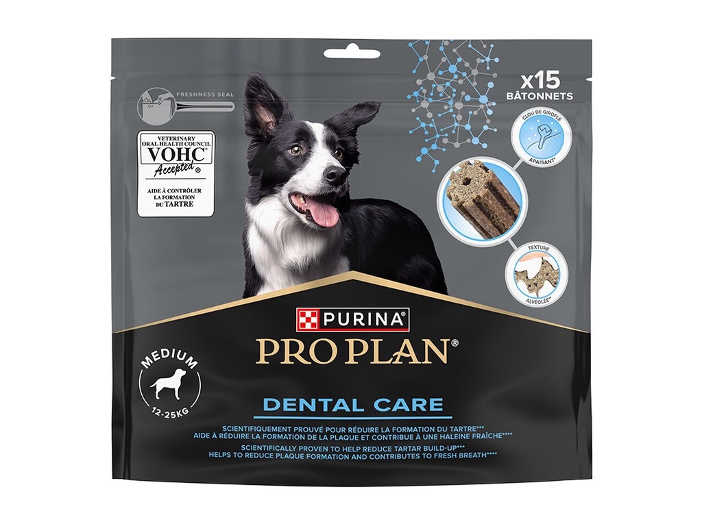 Pro Plan Medium Dog DentalCare Snacks para Cão 345 g