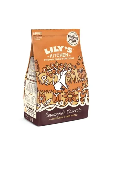 Lily's Kitchen Frango, Pato e Batata Doce Ração Seca para Cão 2,5 kg