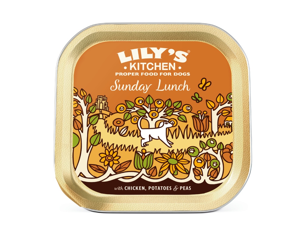 Lily`s Kitchen Frango Húmido (SingleServe) Alimento Húmido para Cão 150 g