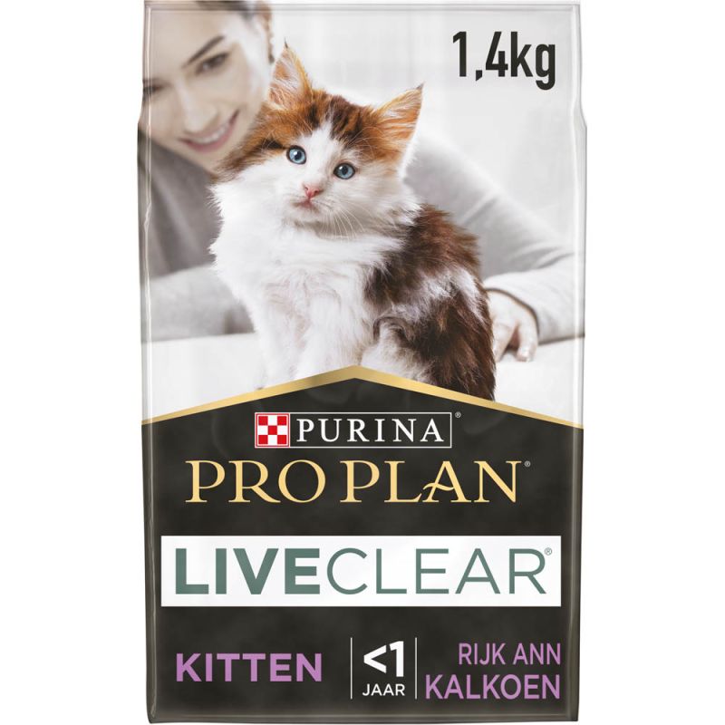 PRO PLAN Live Clear Kitten Peru Seco 1,4Kg