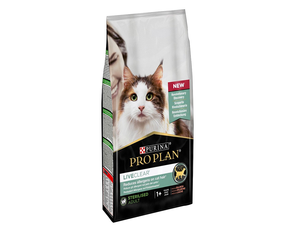 Pro Plan Live Clear Sterilized Adult Salmão Ração Seca para Gato 1,4 kg